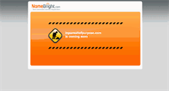 Desktop Screenshot of inpursuitofpurpose.com